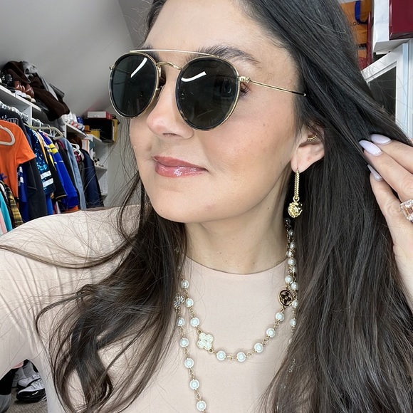 Round Aviator Sunglasses - Picture 3 of 3